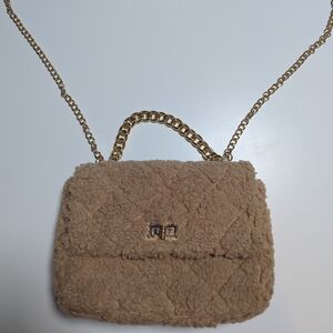 Urban Expressions Tan Textured Crossbody Bag